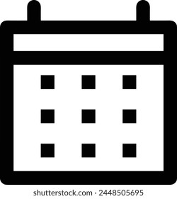 Símbolo de Vector de calendario Imagen