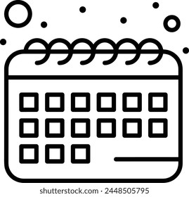 Bild Vektorgrafik Kalendersymbol