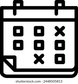 Calendar icon symbol vector image