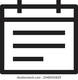 Calendar icon symbol vector image
