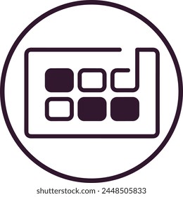 Símbolo de Vector de calendario Imagen