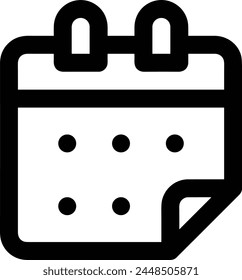 Calendar icon symbol vector image