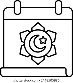 Símbolo de Vector de calendario Imagen
