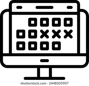 Calendar icon symbol vector image