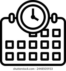 Símbolo de Vector de calendario Imagen