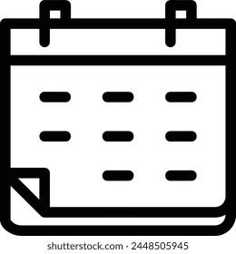 Bild Vektorgrafik Kalendersymbol
