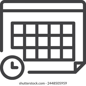 Calendar icon symbol vector image
