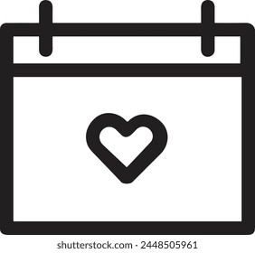 Símbolo de Vector de calendario Imagen