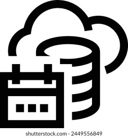 Calendar icon symbol vector image
