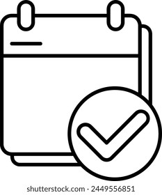 Calendar icon symbol vector image