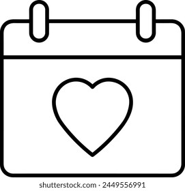 Calendar icon symbol vector image
