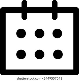 Calendar icon symbol vector image