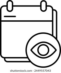 Símbolo de Vector de calendario Imagen