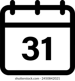 Símbolo de Vector de calendario Imagen