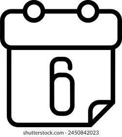 Calendar icon symbol vector image