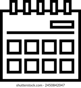 Símbolo de Vector de calendario Imagen