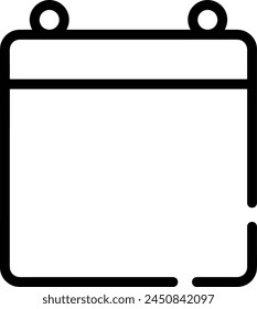 Símbolo de Vector de calendario Imagen
