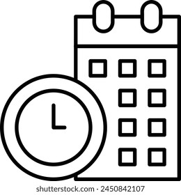 Calendar icon symbol vector image