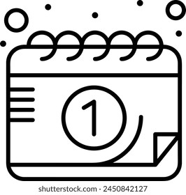 Calendar icon symbol vector image