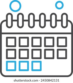 Calendar icon symbol vector image