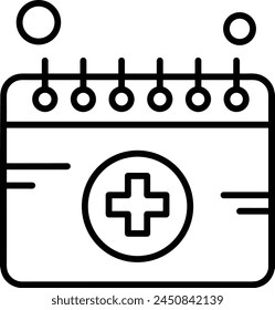 Símbolo de Vector de calendario Imagen