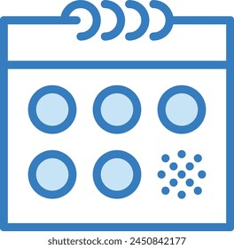 Calendar icon symbol vector image