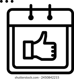 Calendar icon symbol vector image