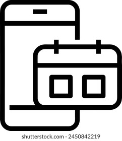 Símbolo de Vector de calendario Imagen