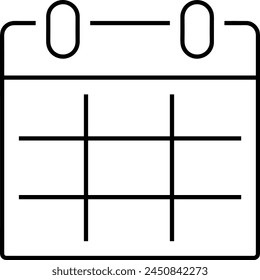 Símbolo de Vector de calendario Imagen
