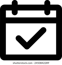 Calendar icon symbol vector image