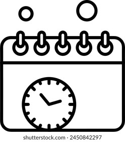 Calendar icon symbol vector image