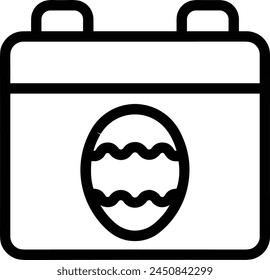 Calendar icon symbol vector image