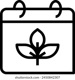 Calendar icon symbol vector image