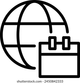 Calendar icon symbol vector image