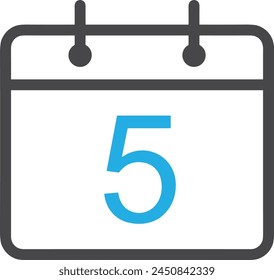 Calendar icon symbol vector image