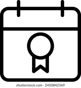 Calendar icon symbol vector image