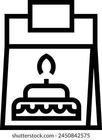 Símbolo de Vector de calendario Imagen