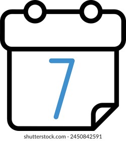 Bild Vektorgrafik Kalendersymbol