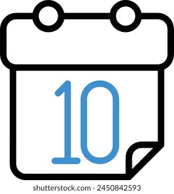 Calendar icon symbol vector image