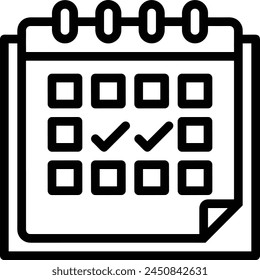 Calendar icon symbol vector image