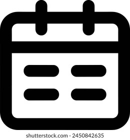Símbolo de Vector de calendario Imagen
