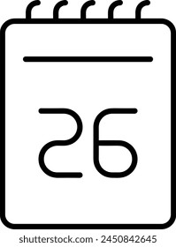 Calendar icon symbol vector image