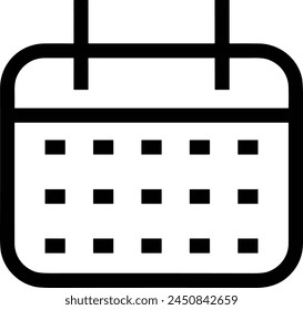 Símbolo de Vector de calendario Imagen