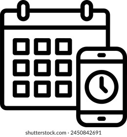 Calendar icon symbol vector image