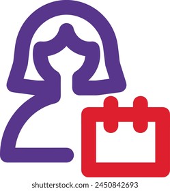 Bild Vektorgrafik Kalendersymbol
