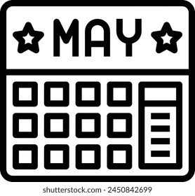 Calendar icon symbol vector image