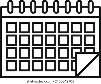 Símbolo de Vector de calendario Imagen