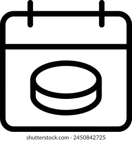Calendar icon symbol vector image