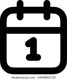 Símbolo de Vector de calendario Imagen