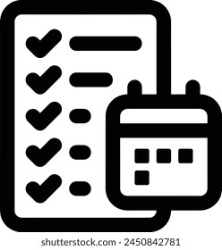 Calendar icon symbol vector image